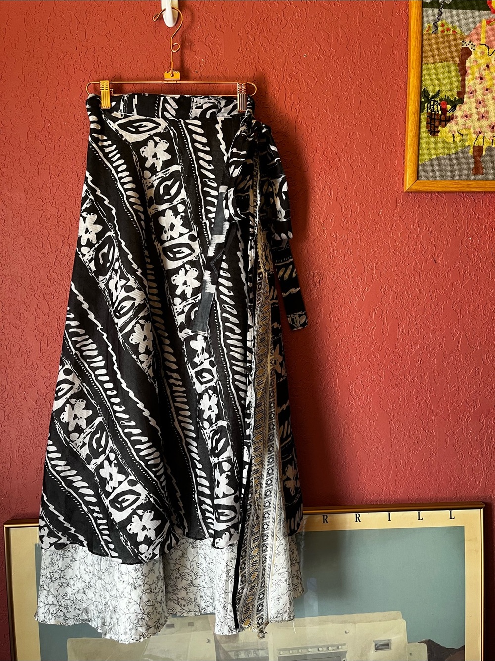 Reversible Wrap Skirt